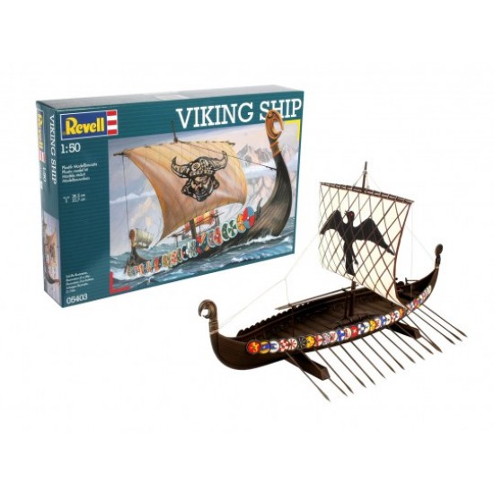 Modèle à Coller : Bateau Viking - Niveau 3
